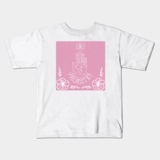 Pink palmistry Kids T-Shirt